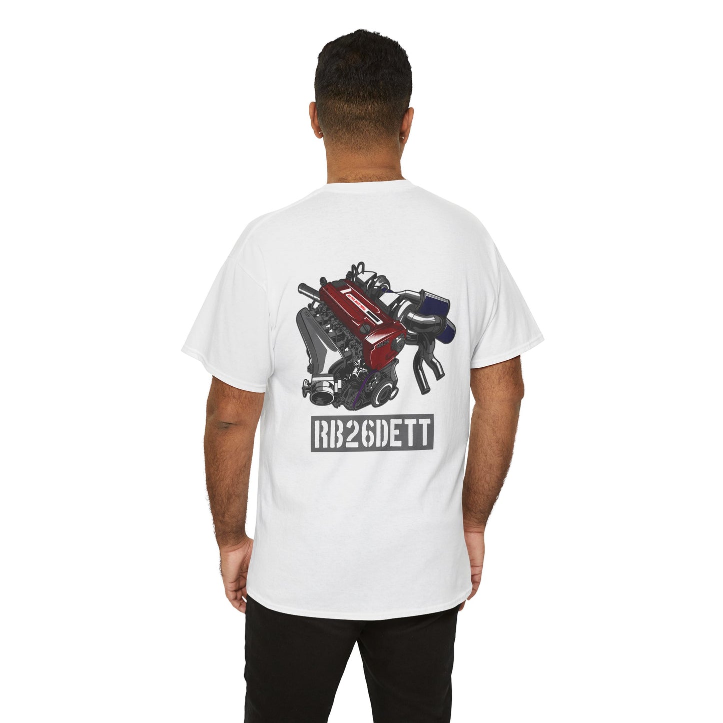 B26DETT back graphic T-shirt - Show off your car passion with style white