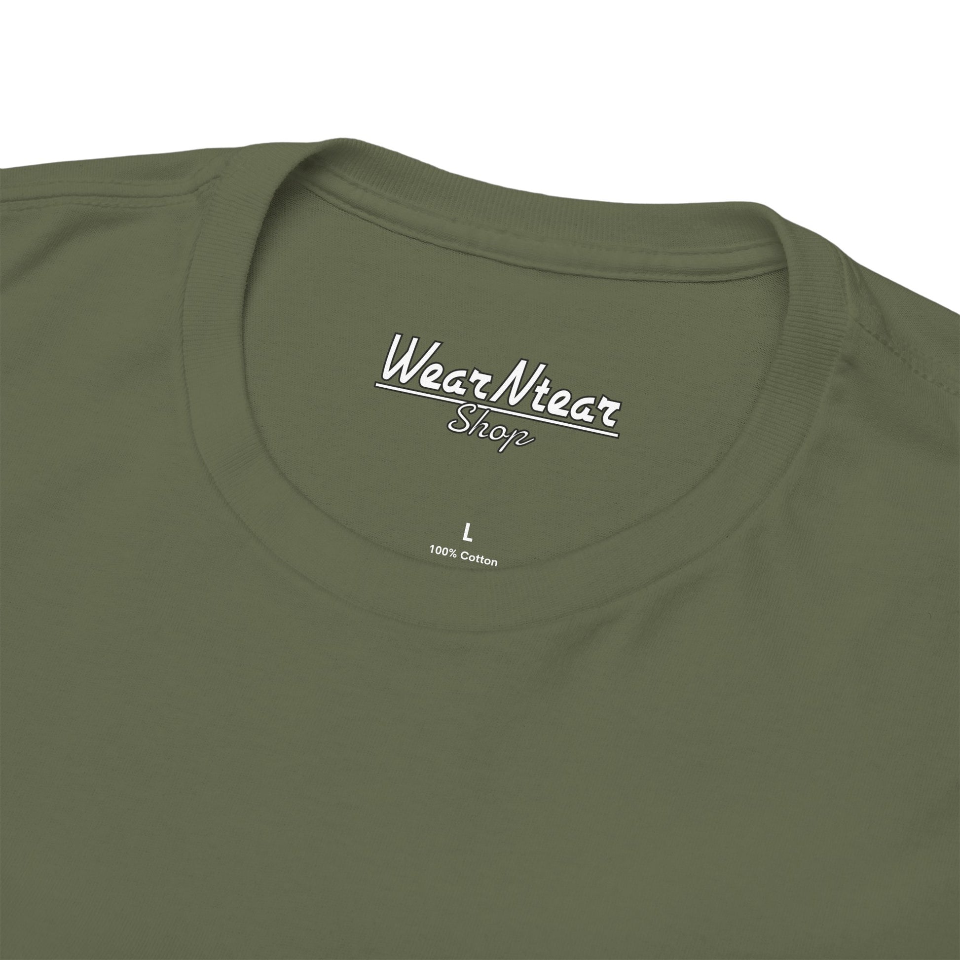 There Goes The Warranty backprint T-shirt - Gift for automotive fans green