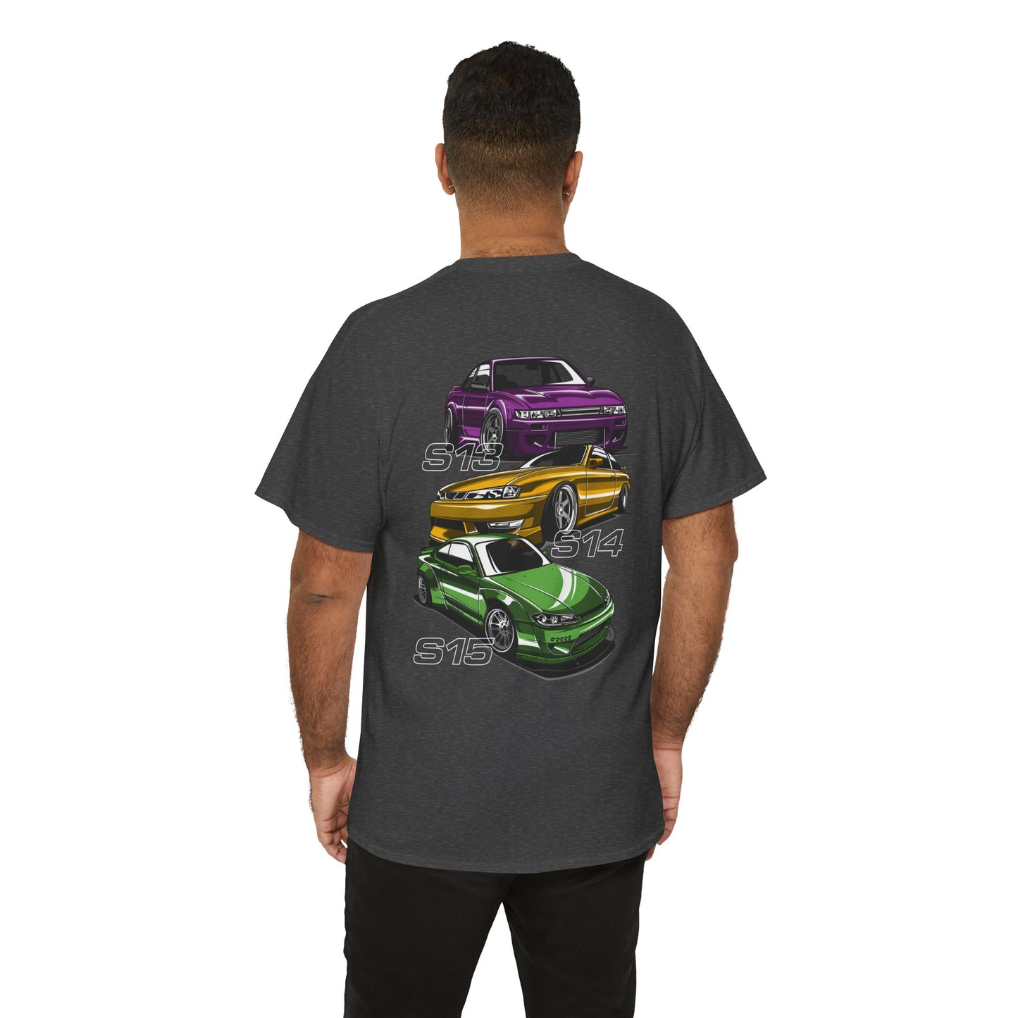 Nissan Silvia's T-shirt - Ideal for drifting and car fans with model gray