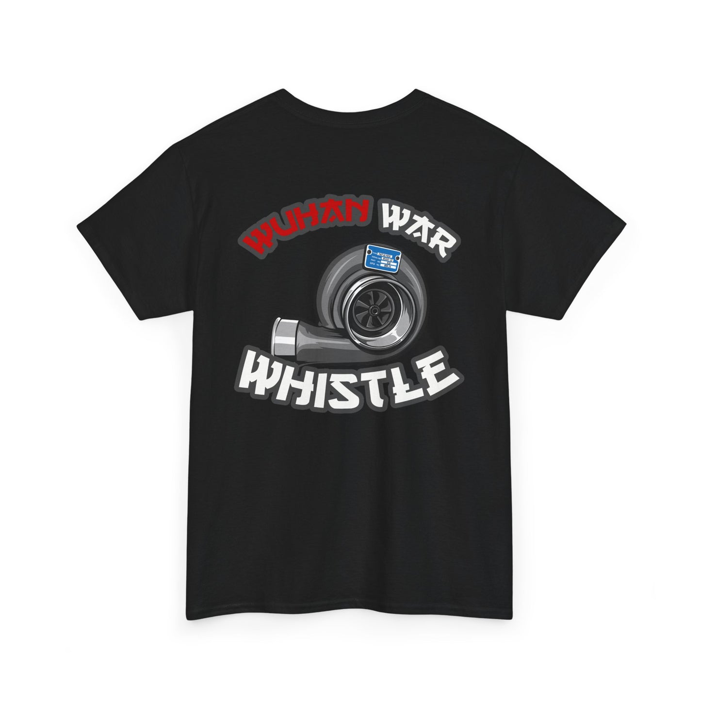 Wuhan War Whistle backprint T-shirt black