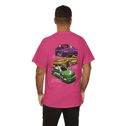 Nissan Silvia's T-shirt - Ideal for drifting and car fans with model  pink