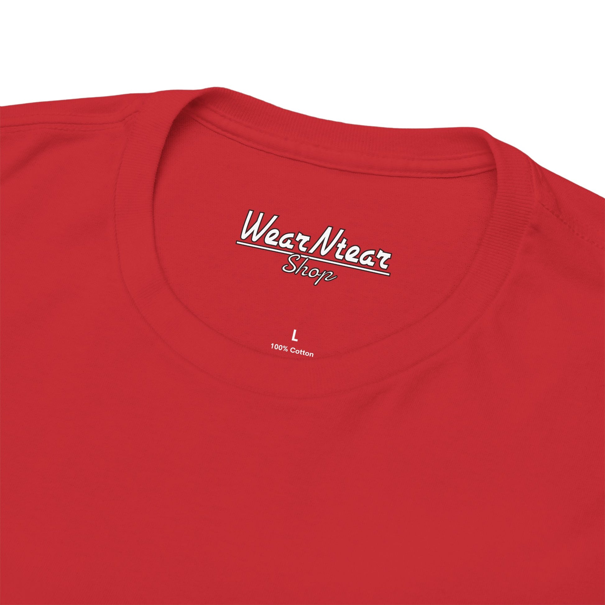 There Goes The Warranty backprint T-shirt - Gift for automotive fans red