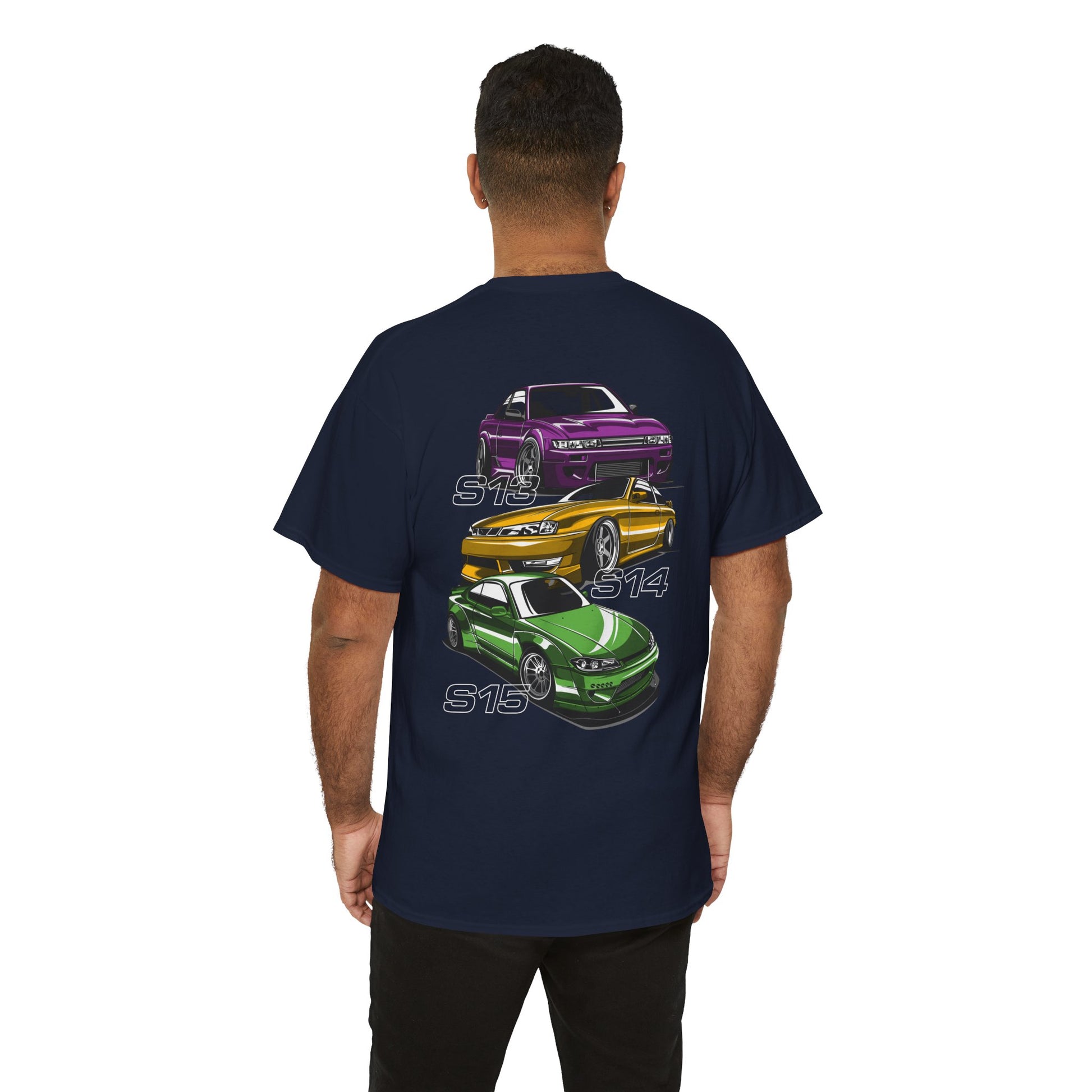 Nissan Silvia's T-shirt - Ideal for drifting and car fans with model  dark blue