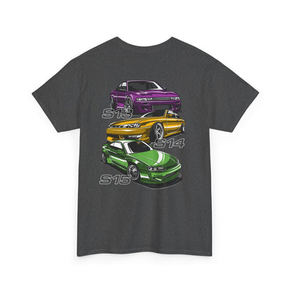 Nissan Silvia's T-shirt - Ideal for drifting and car fans gray