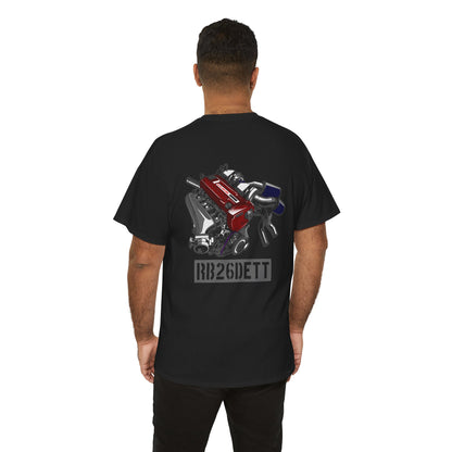 B26DETT back graphic T-shirt - Show off your car passion with style black