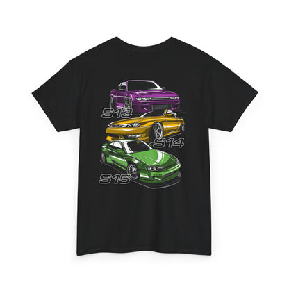 Nissan Silvia's T-shirt - Ideal for drifting and car fans black