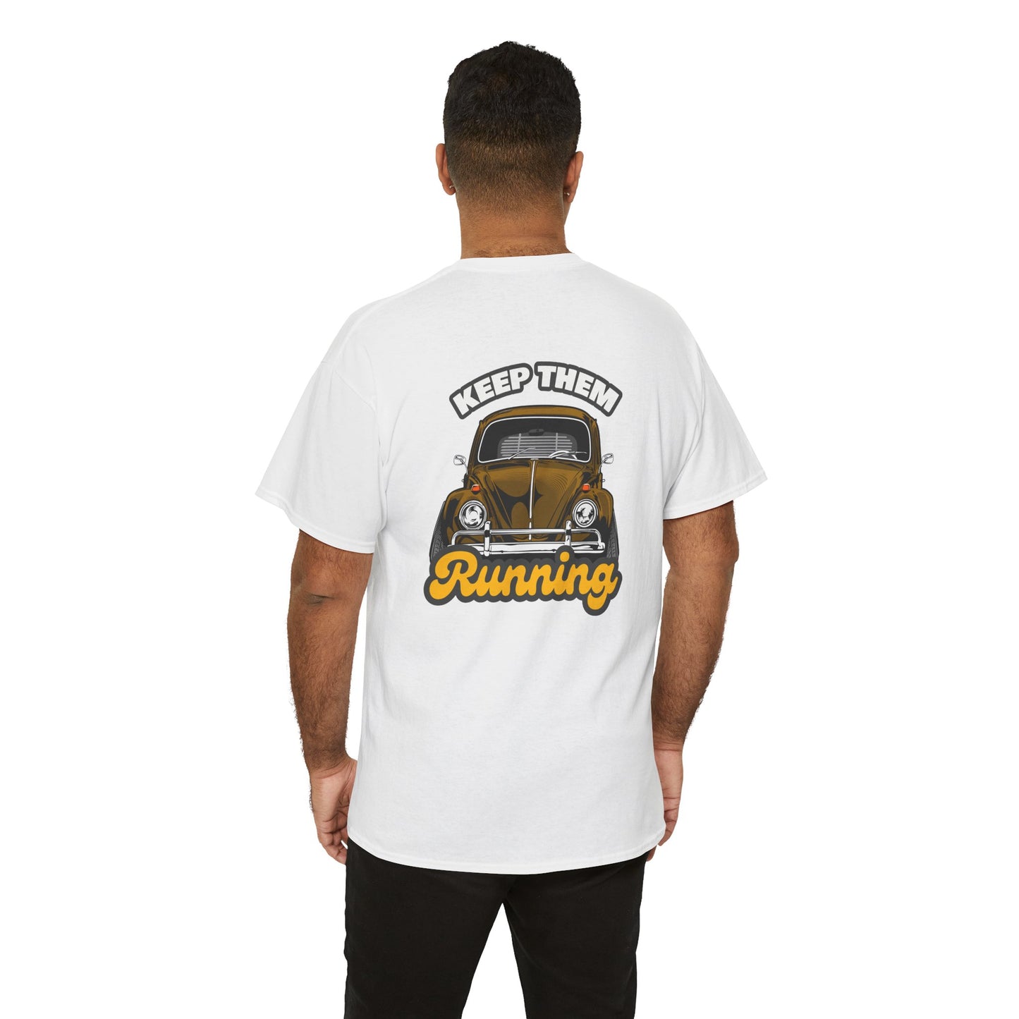 VW Beetle T-shirt - Perfect for vintage Volkswagen enthusiasts white