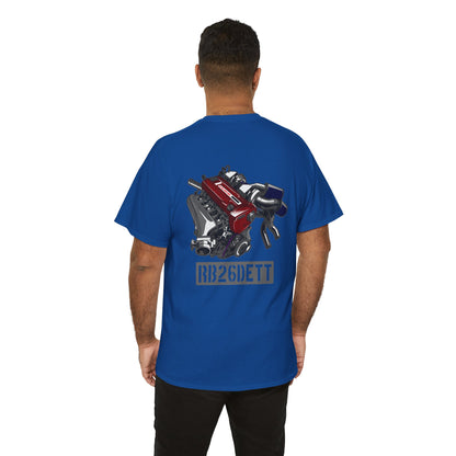 B26DETT back graphic T-shirt - Show off your car passion with style blue