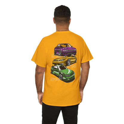 Nissan Silvia's T-shirt - Ideal for drifting and car fans with model  yellow