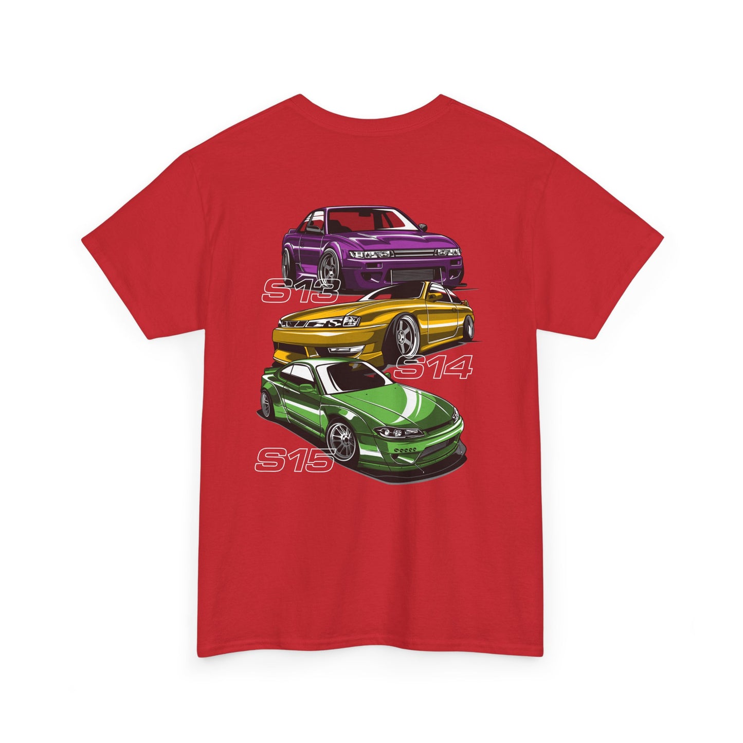 Nissan Silvia's T-shirt - Ideal for drifting and car fans red