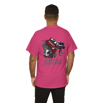 B26DETT back graphic T-shirt - Show off your car passion with style pink