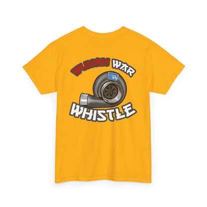 Wuhan War Whistle backprint T-shirt yellow