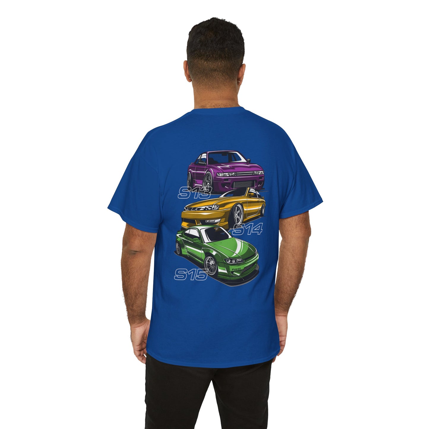 Nissan Silvia's T-shirt - Ideal for drifting and car fans with model  blue